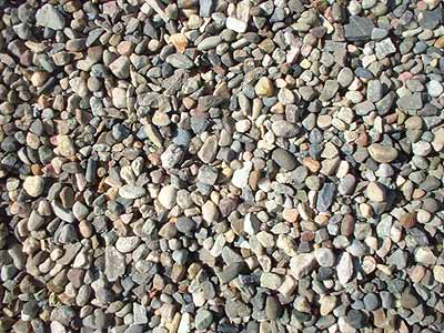 Smooth 10 mm pea gravel for landscaping and drainage projects in Calgary and Edmonton, Alberta